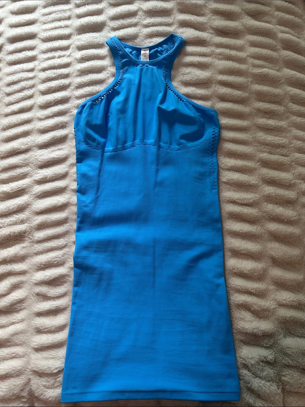 Alo Yoga Azure Blue Racerback Dress Size Medium
